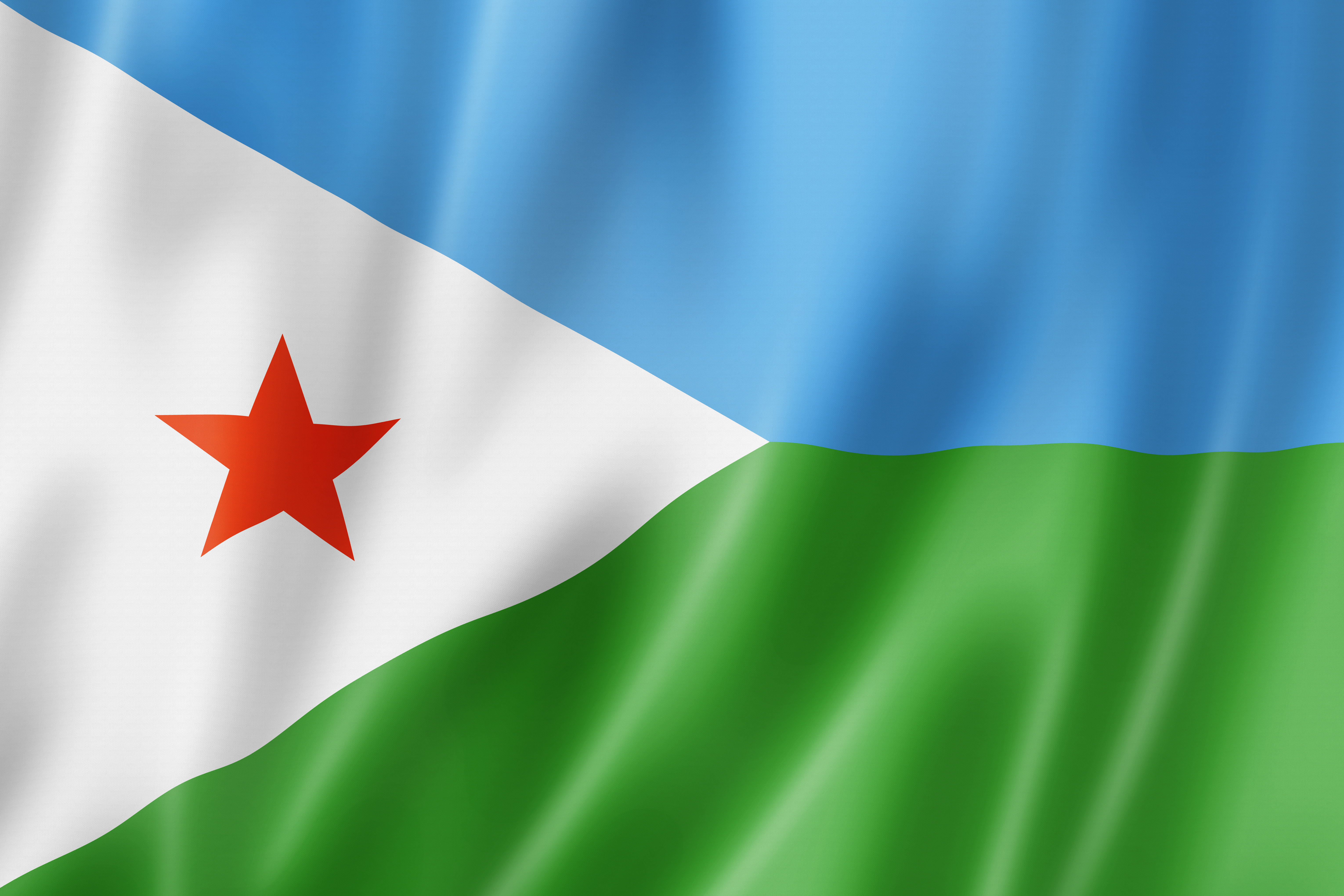 Флаг Джибути фото